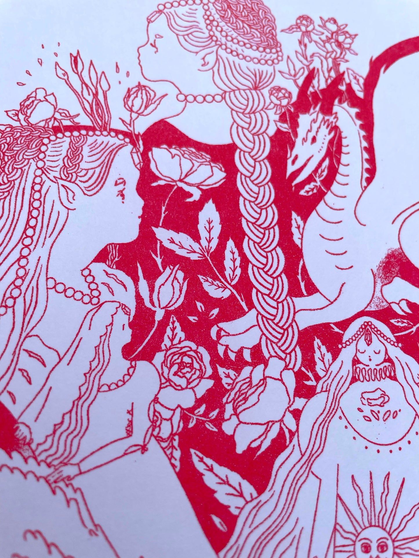 Elves & Dragons (Red Ink)